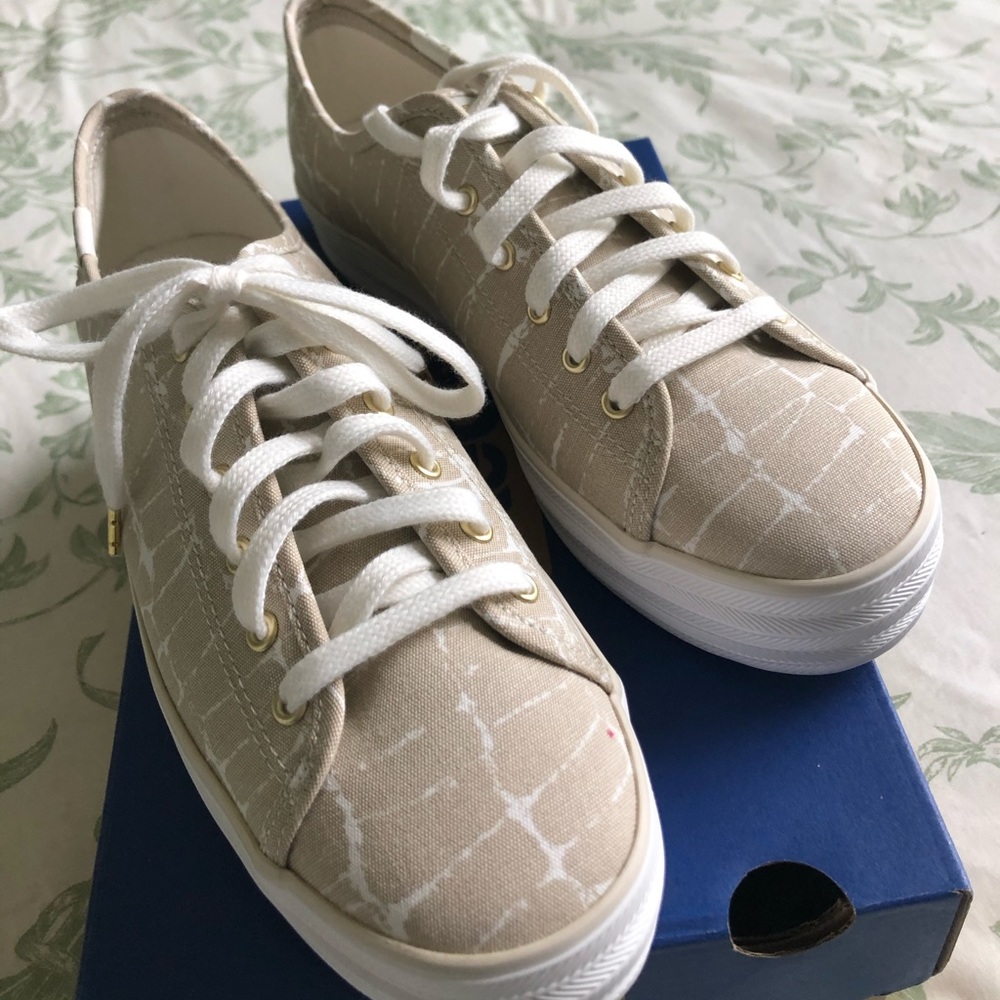 COPY - New never worn Keds Triple Kick OC Croc Taupe Sneakers